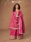 Pink Colour Radha By Aashirwad Mor Bagh Shimmer Silk Readymade Suits 10320 